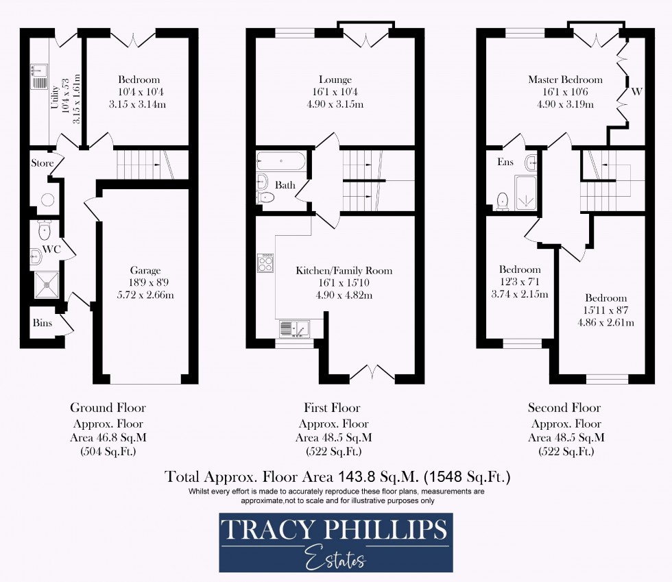 Floorplan for Rushwood Park, Standish