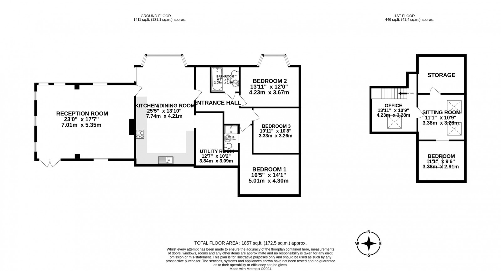 Floorplan for Chorley Road, Standish, Wigan