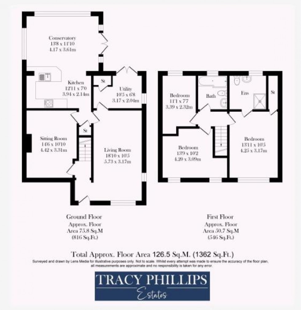 Floorplan for Parkfield, Shevington, Wigan