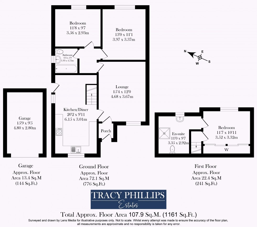 Floorplan for Broomflat Close, Standish, Wigan