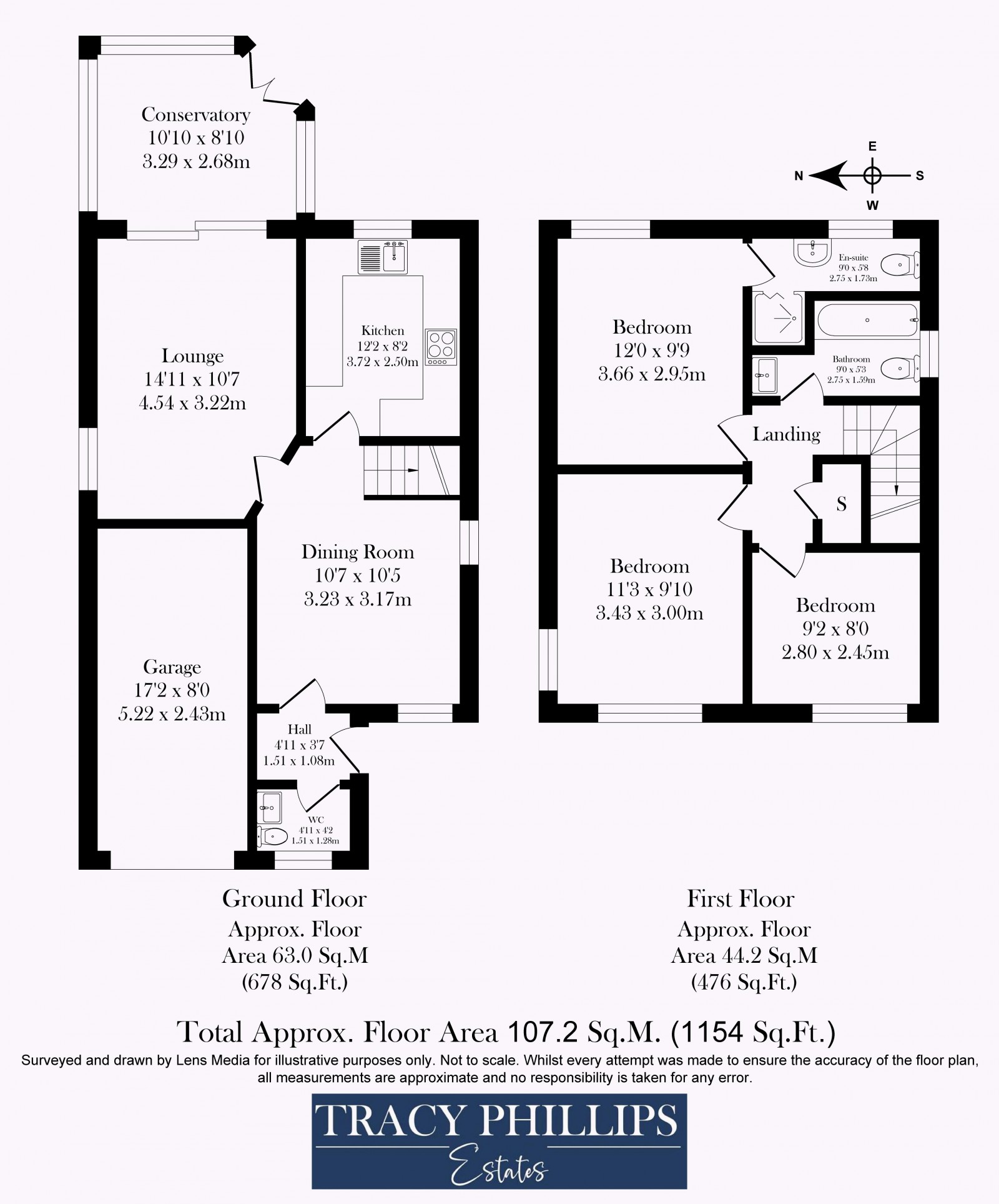 Floorplan for Churchlands Lane, Standish, Wigan