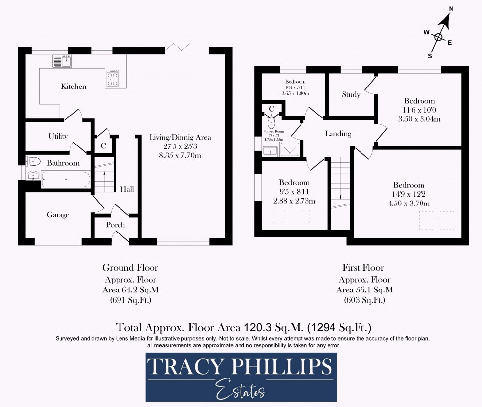 Floorplan for Brookside Road, Standish, Wigan