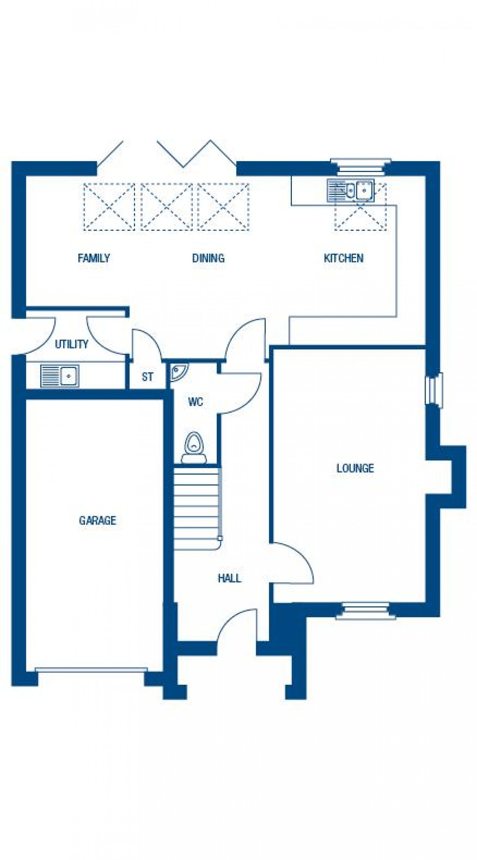 Floorplan for Range Drive, Standish, Wigan