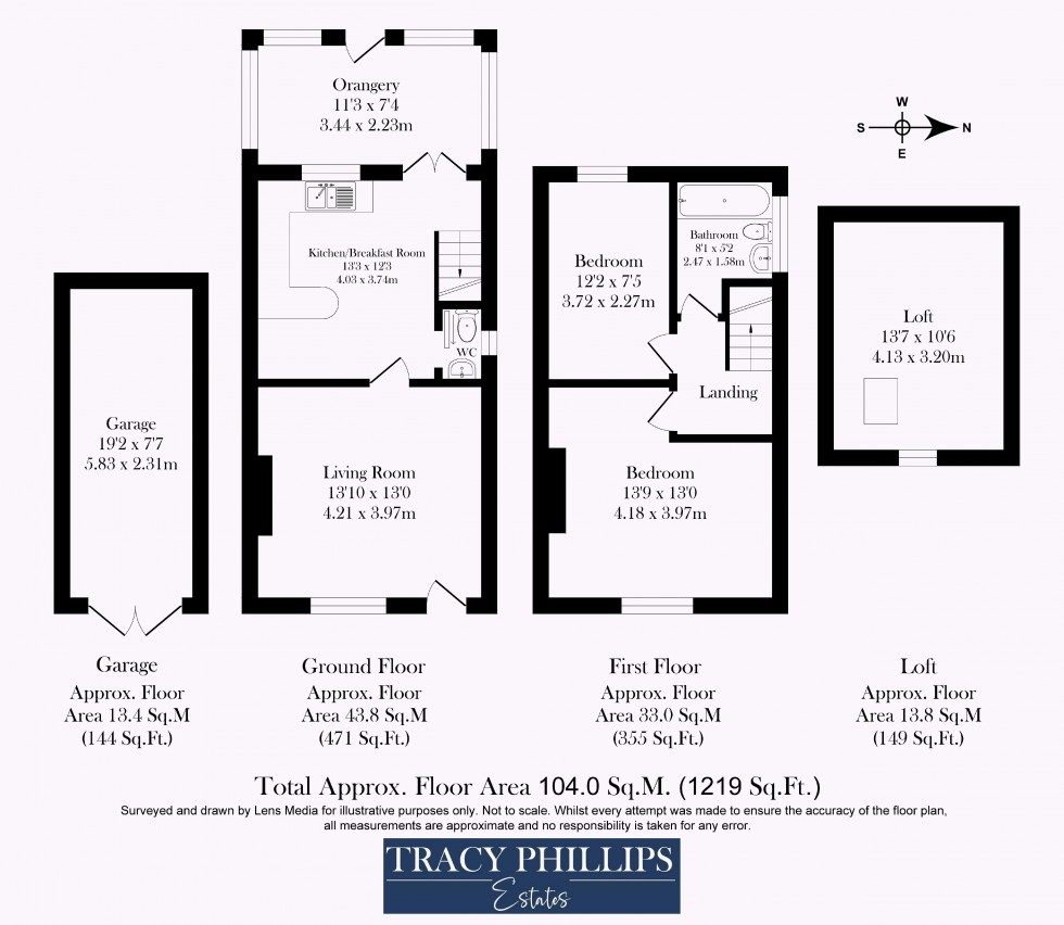 Floorplan for Preston Road, Standish