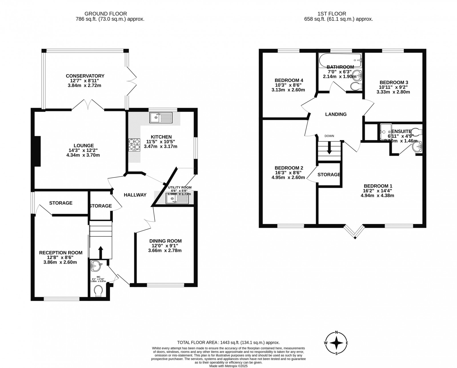 Floorplan for Almond Brook Road, Standish, Wigan