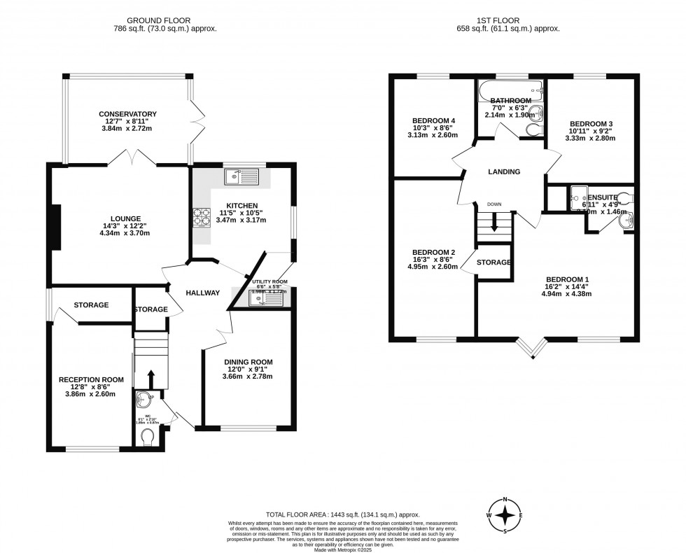 Floorplan for Almond Brook Road, Standish, Wigan