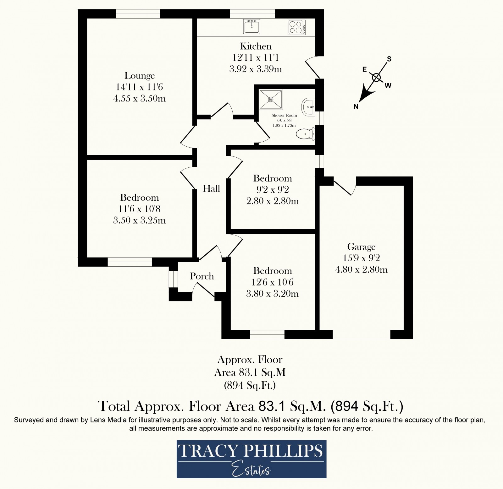 Floorplan for Abbey Close, Upholland, Skelmersdale