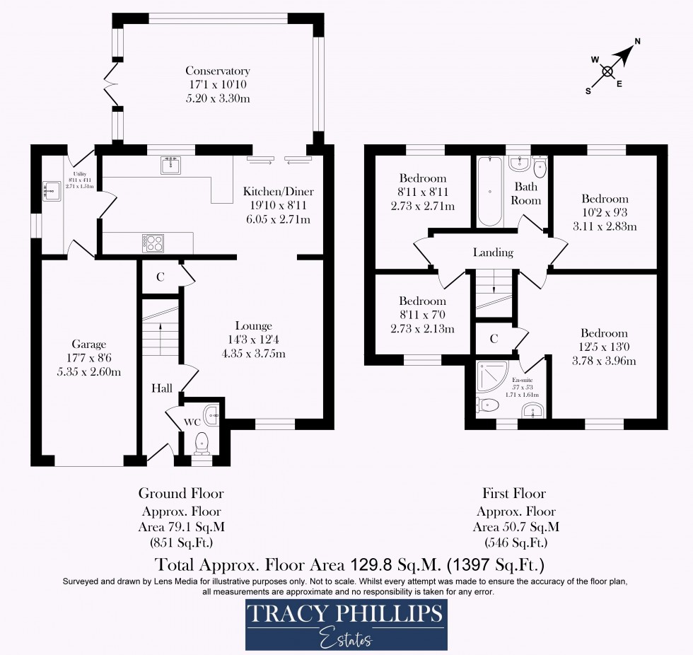 Floorplan for Langham Road, Standish, Wigan