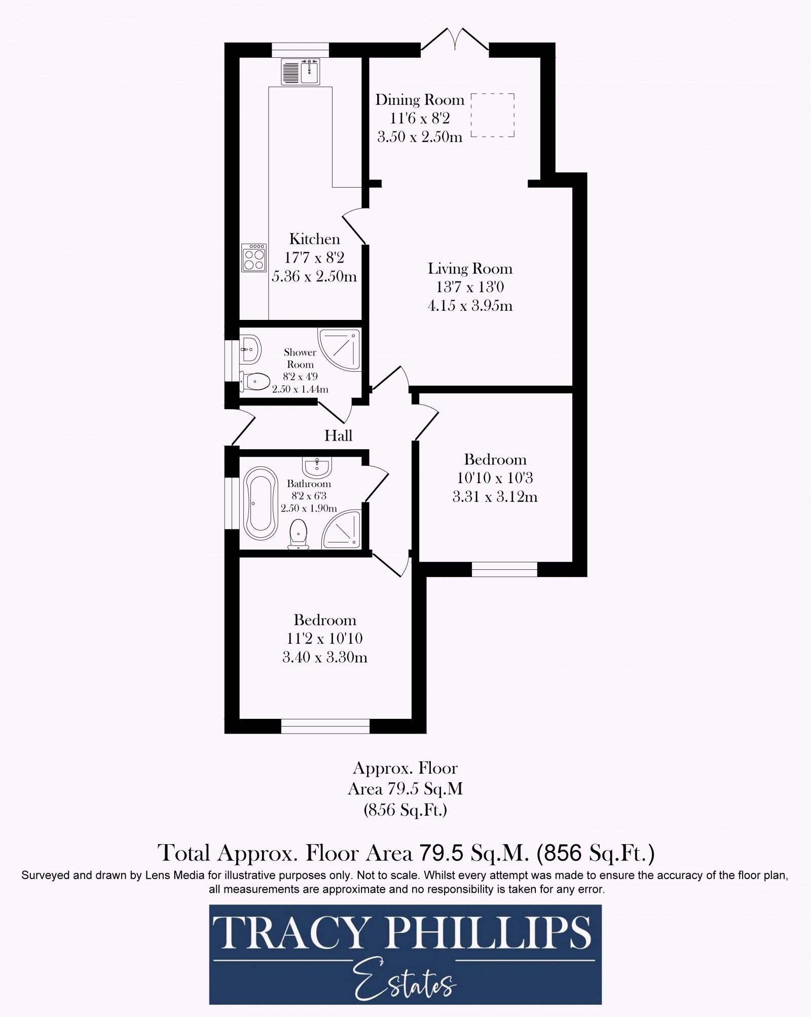 Floorplan for Central Drive, Shevington, Wigan