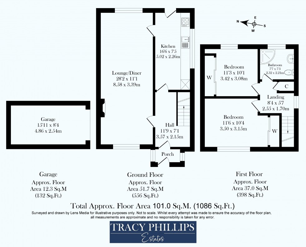 Floorplan for Wakefield Crescent, Standish