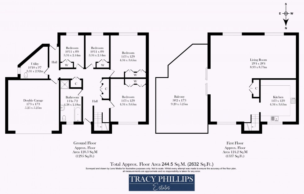 Floorplan for Elmfield Road, Whitley, Wigan