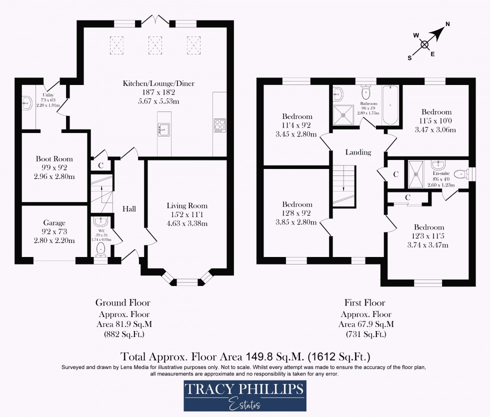 Floorplan for Broadfern, Standish, Wigan