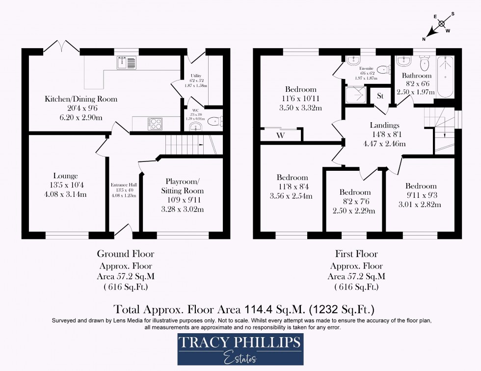 Floorplan for Fairway, Standish, Wigan