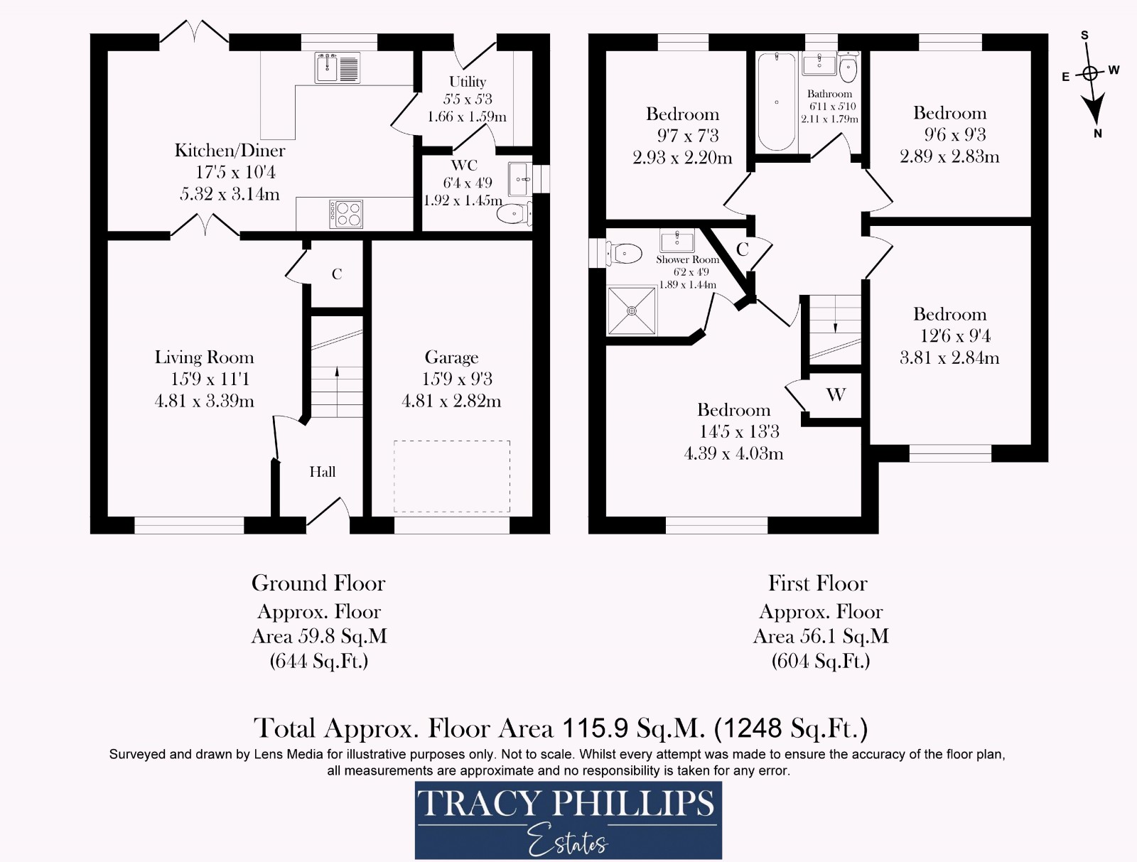 Floorplan for Vardon Drive, Standish, Wigan