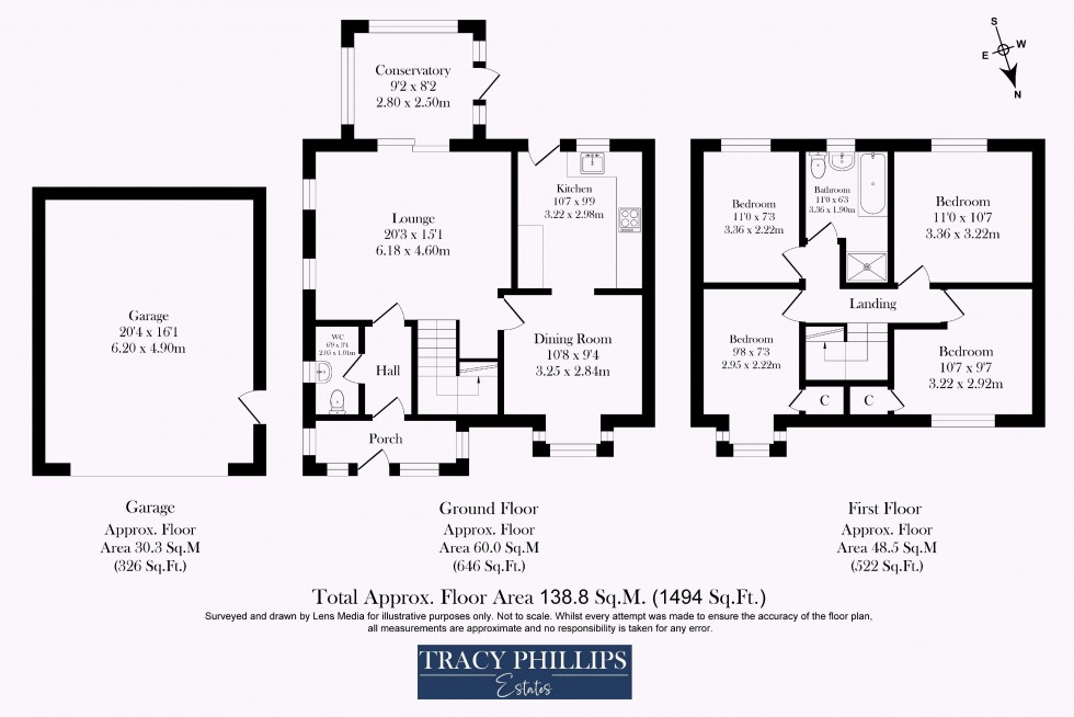 Floorplan for Pepper Lane, Standish, Wigan