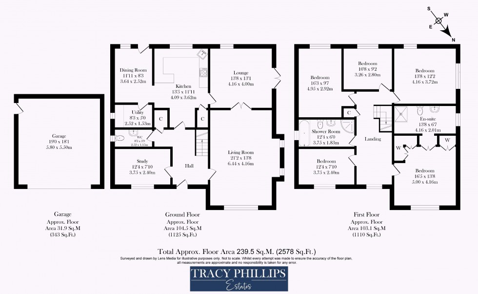 Floorplan for Broadlands, Shevington, Wigan