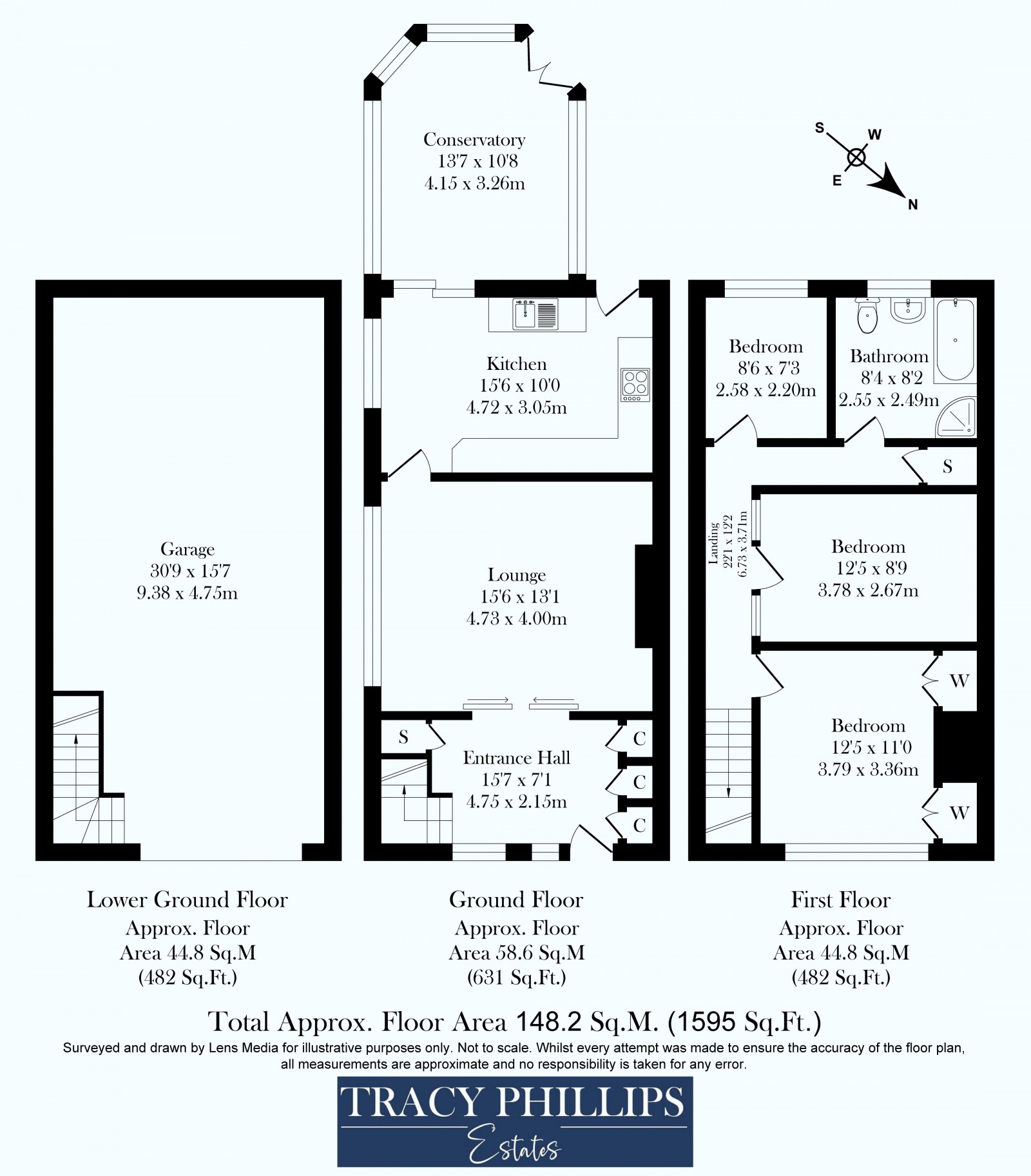 Floorplan for Ashfield Park Drive, Standish, Wigan