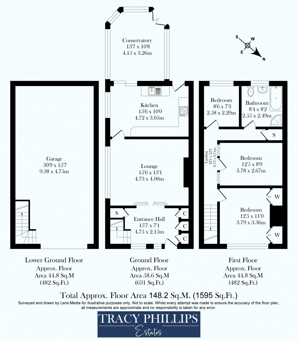 Floorplan for Ashfield Park Drive, Standish, Wigan