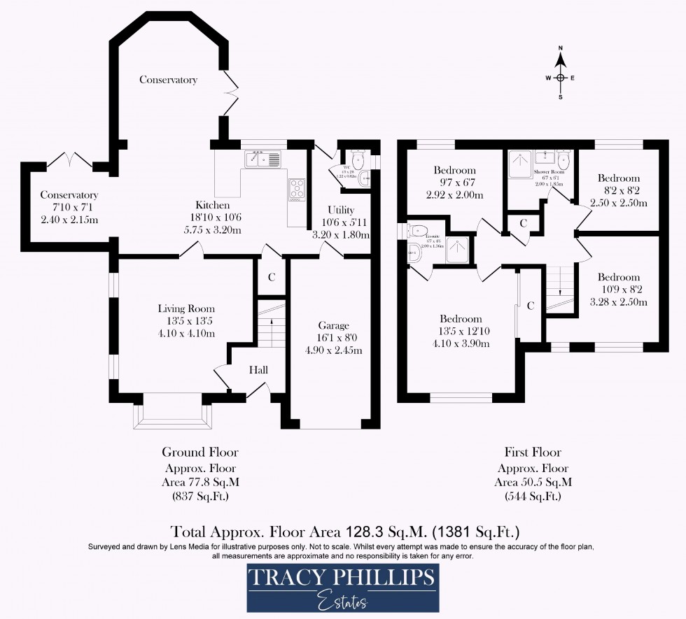 Floorplan for Larchwood Drive, Wigan