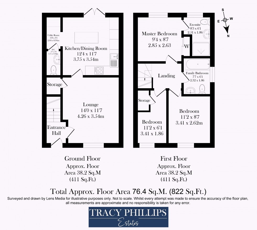 Floorplan for Almond Green Avenue, Standish, Wigan