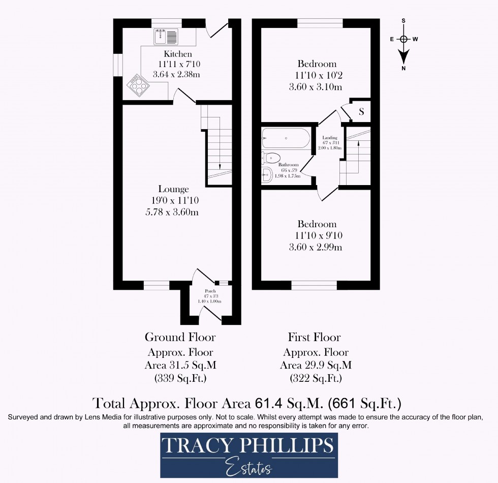 Floorplan for Essex Road, Standish, Wigan