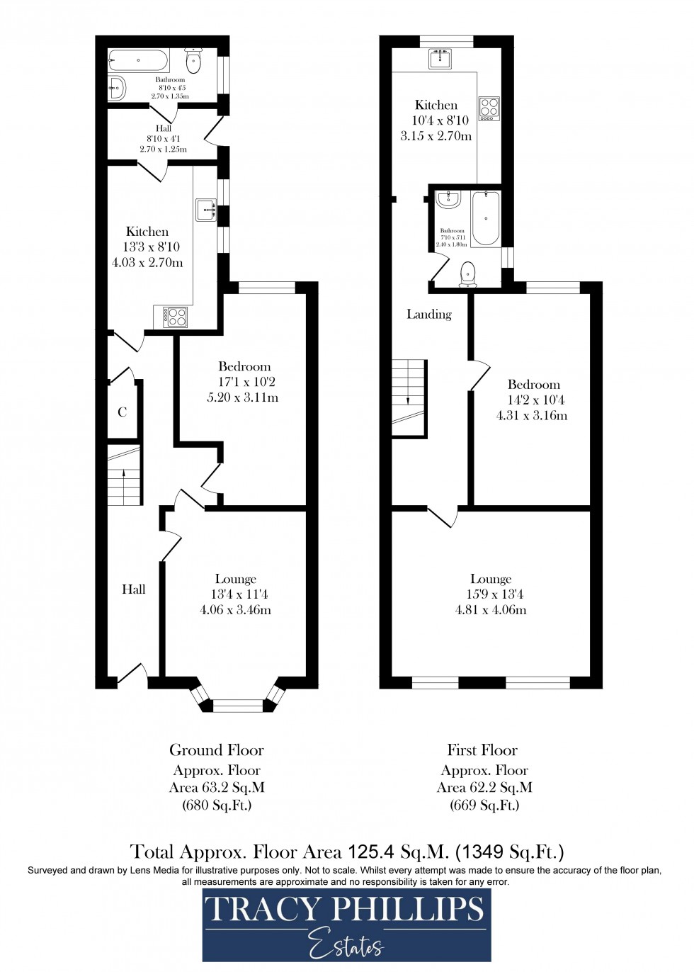 Floorplan for Swinley Lane, Wigan