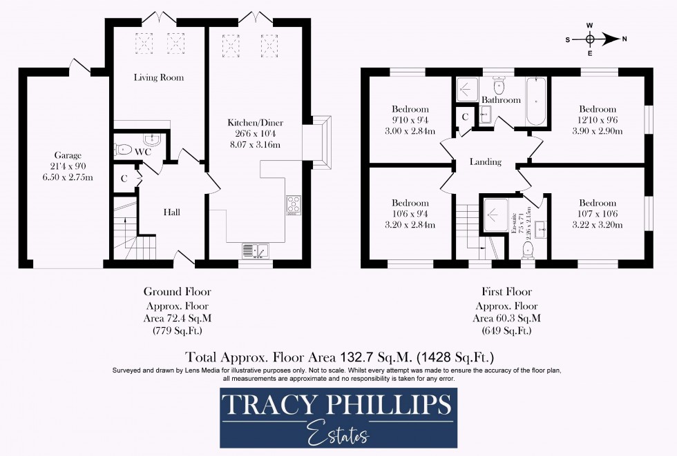 Floorplan for Bramble Close, Standish, Wigan