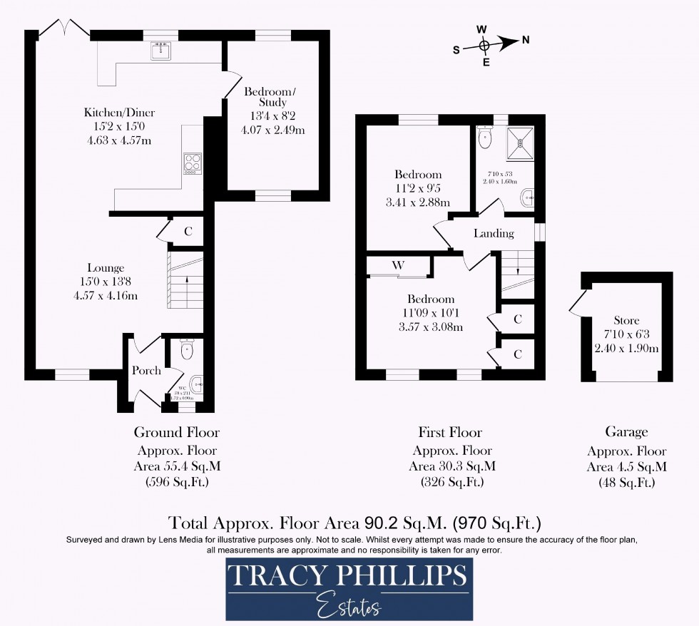 Floorplan for Sandway, Wigan