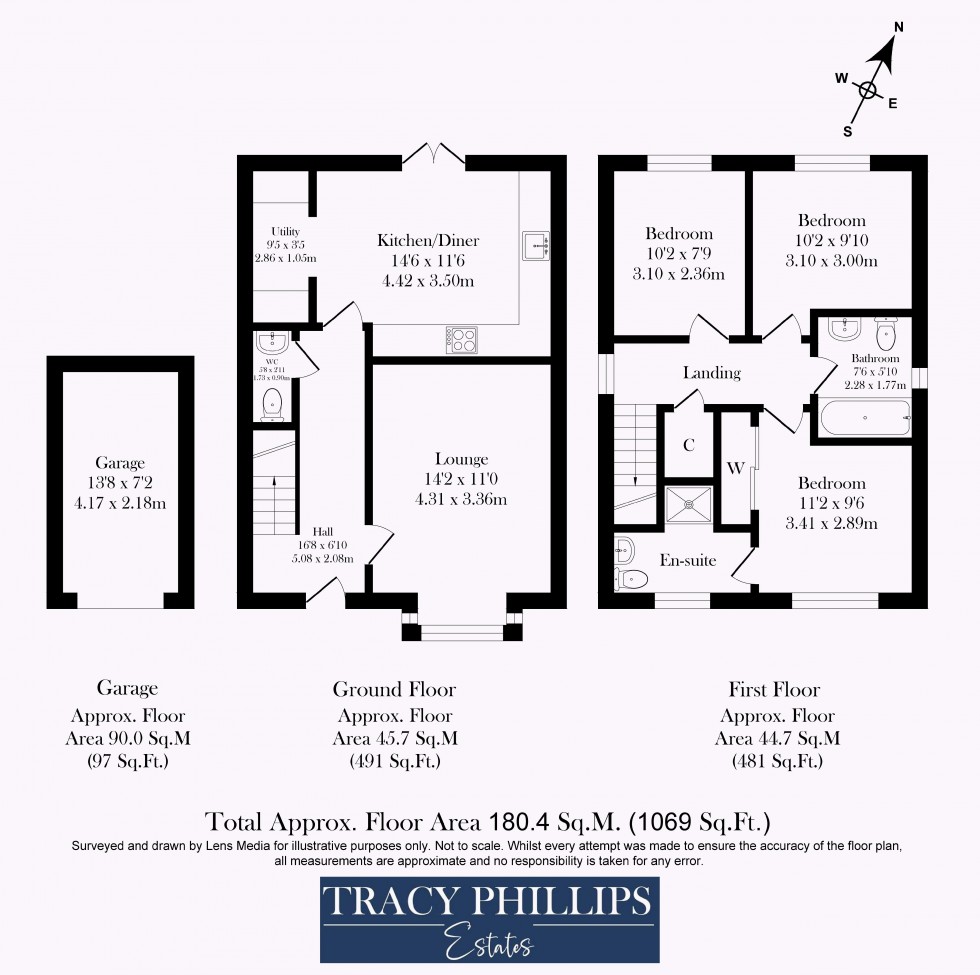 Floorplan for Buttercup Meadow, Standish, Wigan