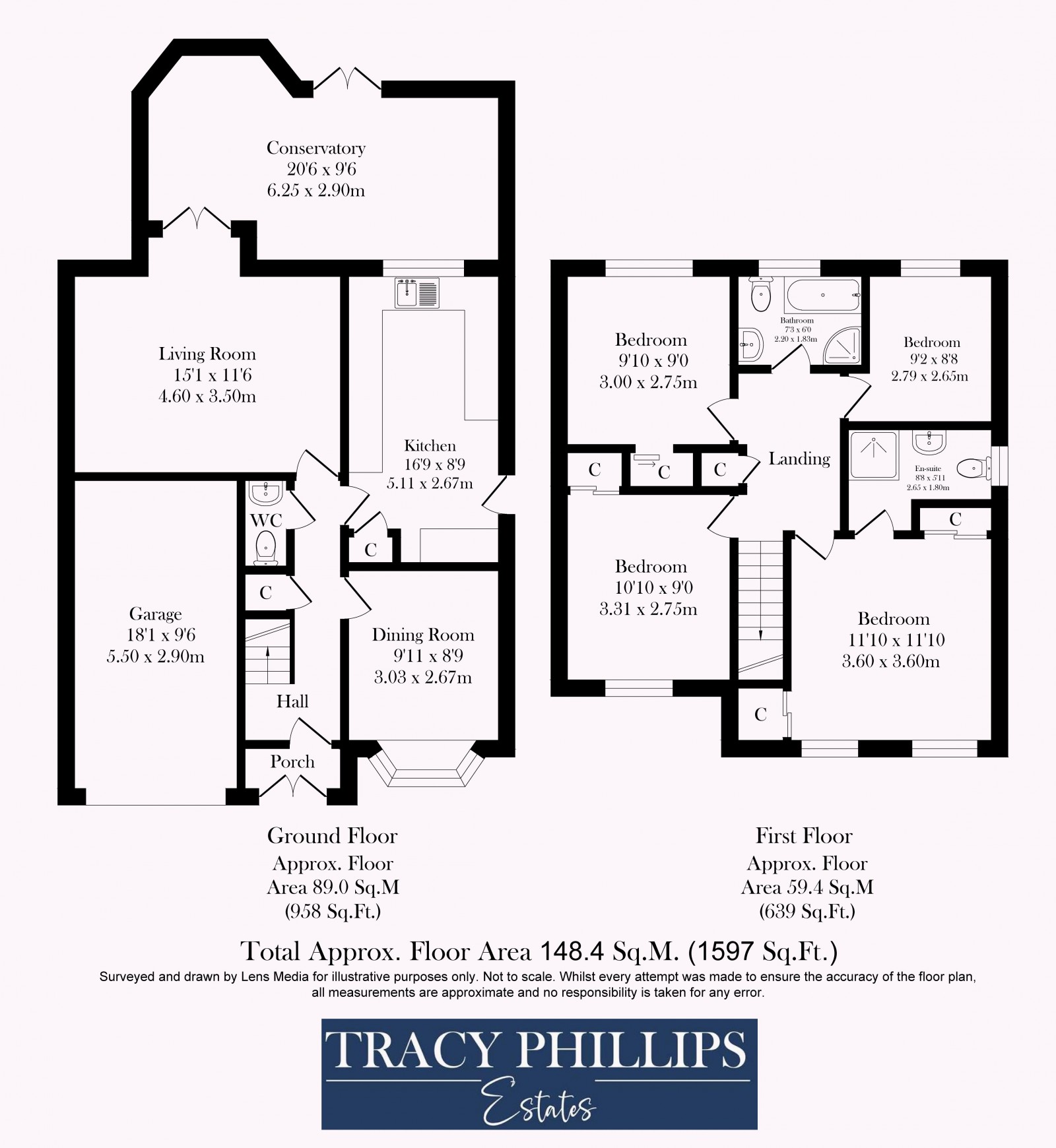 Floorplan for Parsonage Brow, Upholland, Skelmersdale