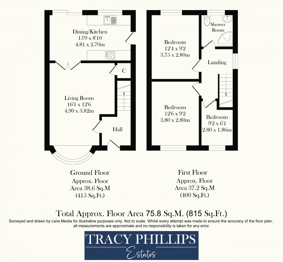 Floorplan for Elizabethan Drive, Ince, Wigan