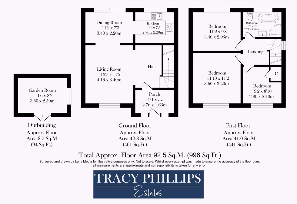 Floorplan for Balniel Walk, Wigan