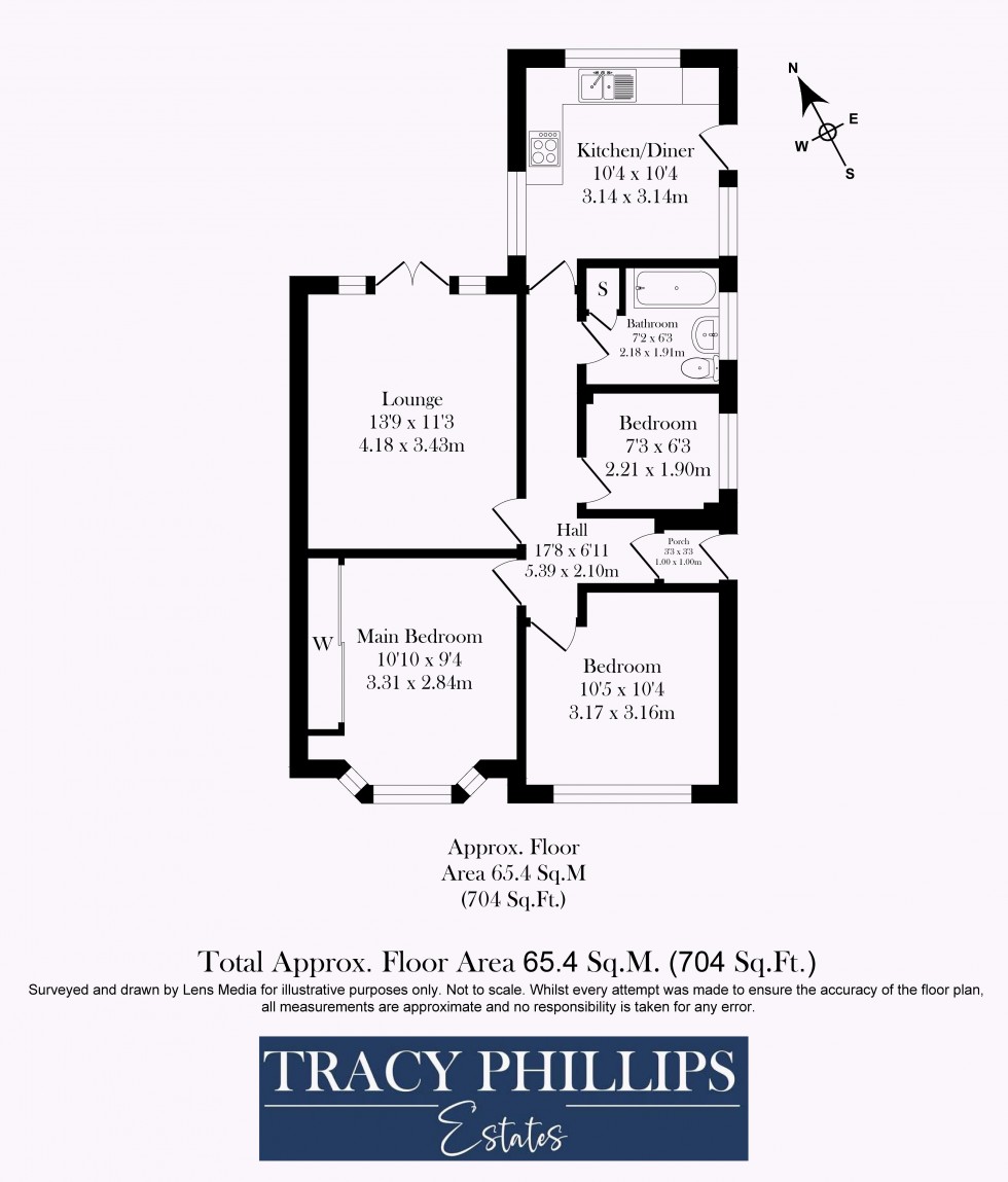 Floorplan for Oak Avenue, Standish, Wigan