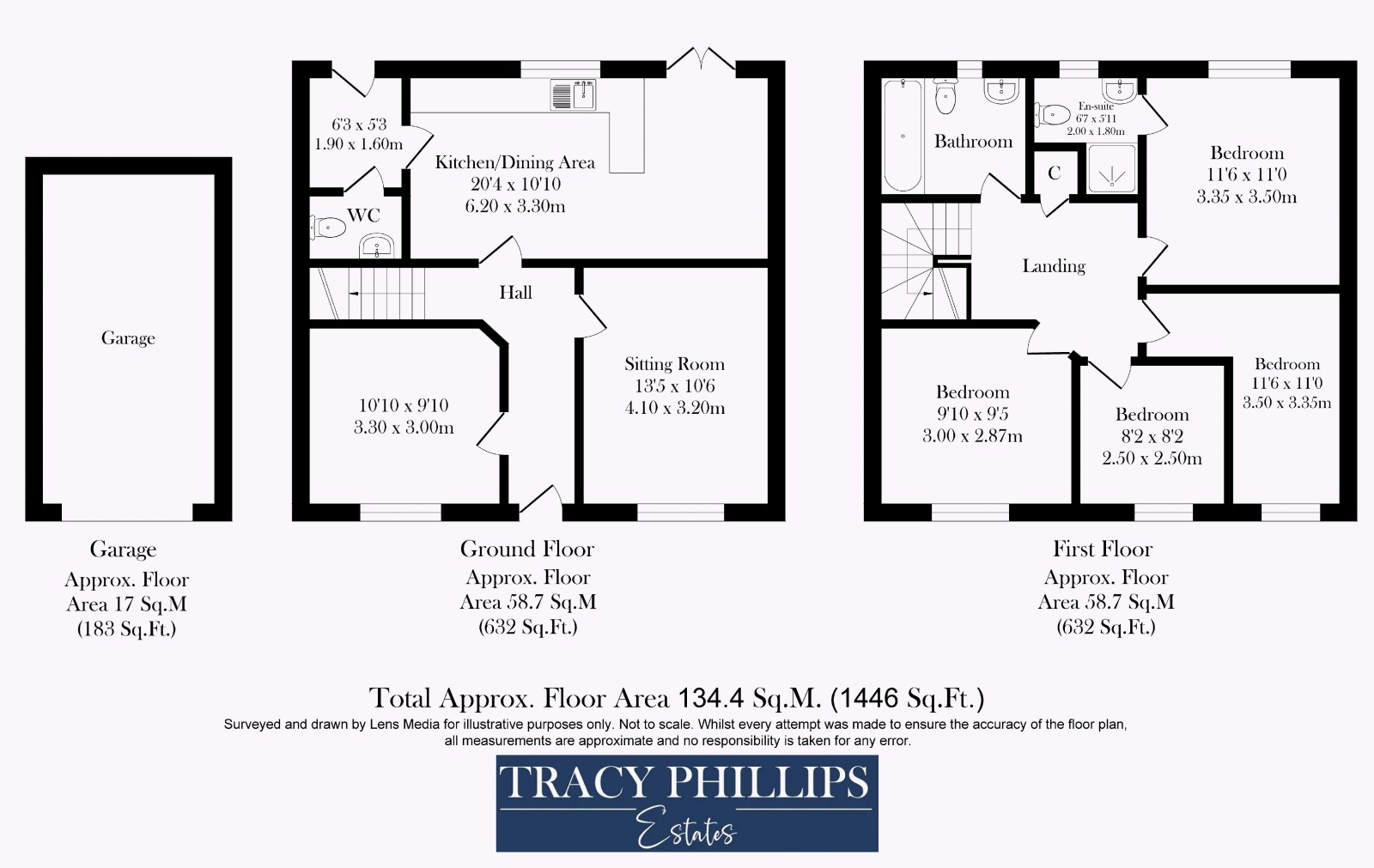 Floorplan for Par Green Close, Standish, Wigan