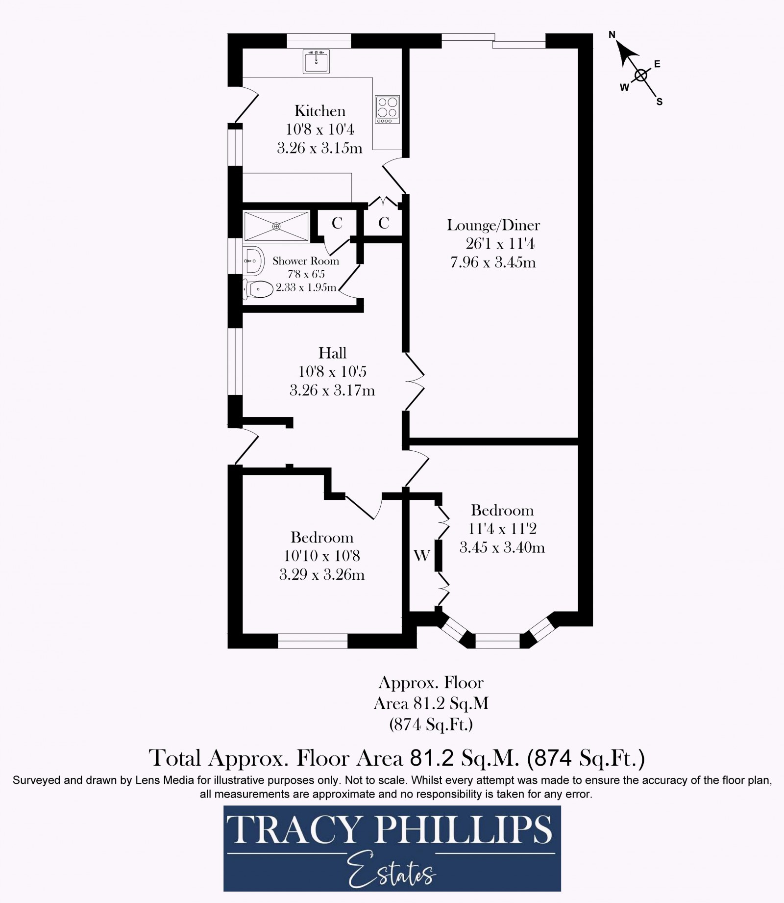 Floorplan for Elm Avenue, Standish, Wigan