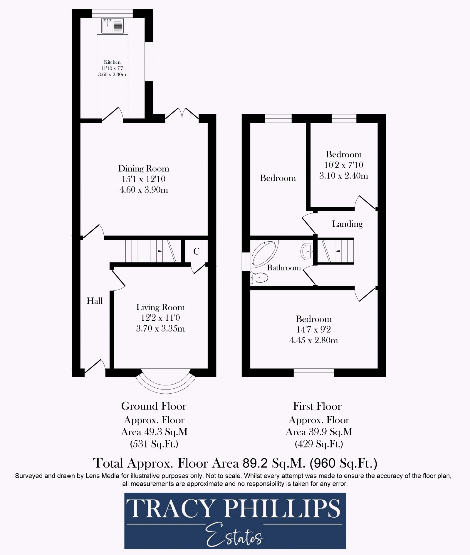 Floorplan for Gidlow Lane, Wigan