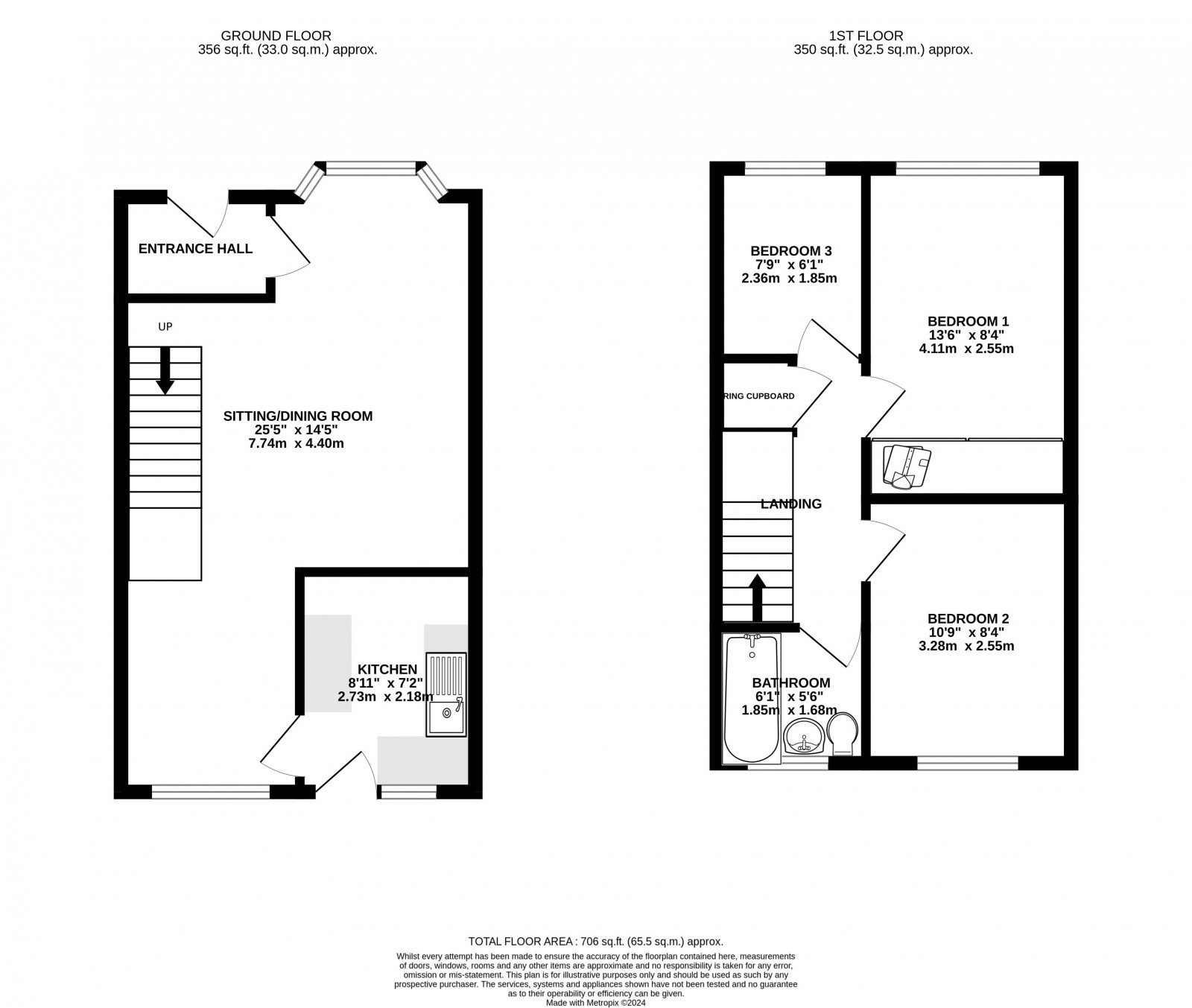 Floorplan for Sudbury Close, Wigan