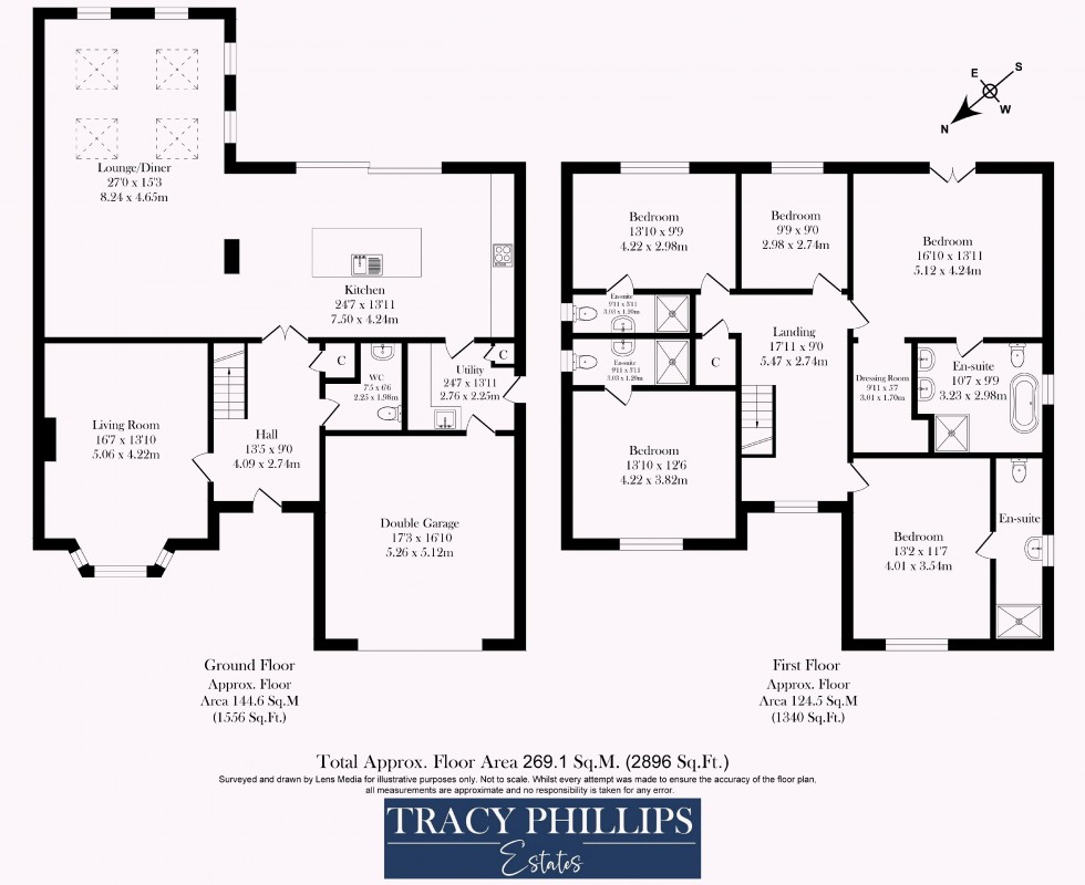 Floorplan for Carr House Lane, Wrightington