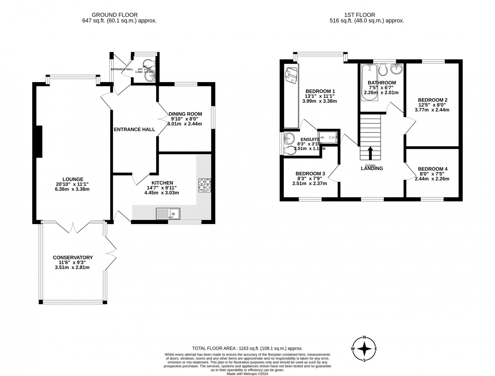 Floorplan for Kenyon Road, Wigan