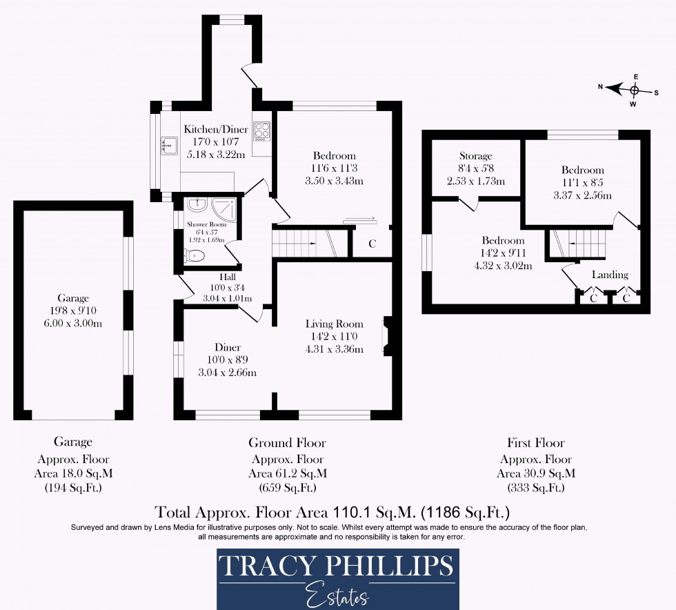 Floorplan for Coniston Park Drive, Standish, Wigan