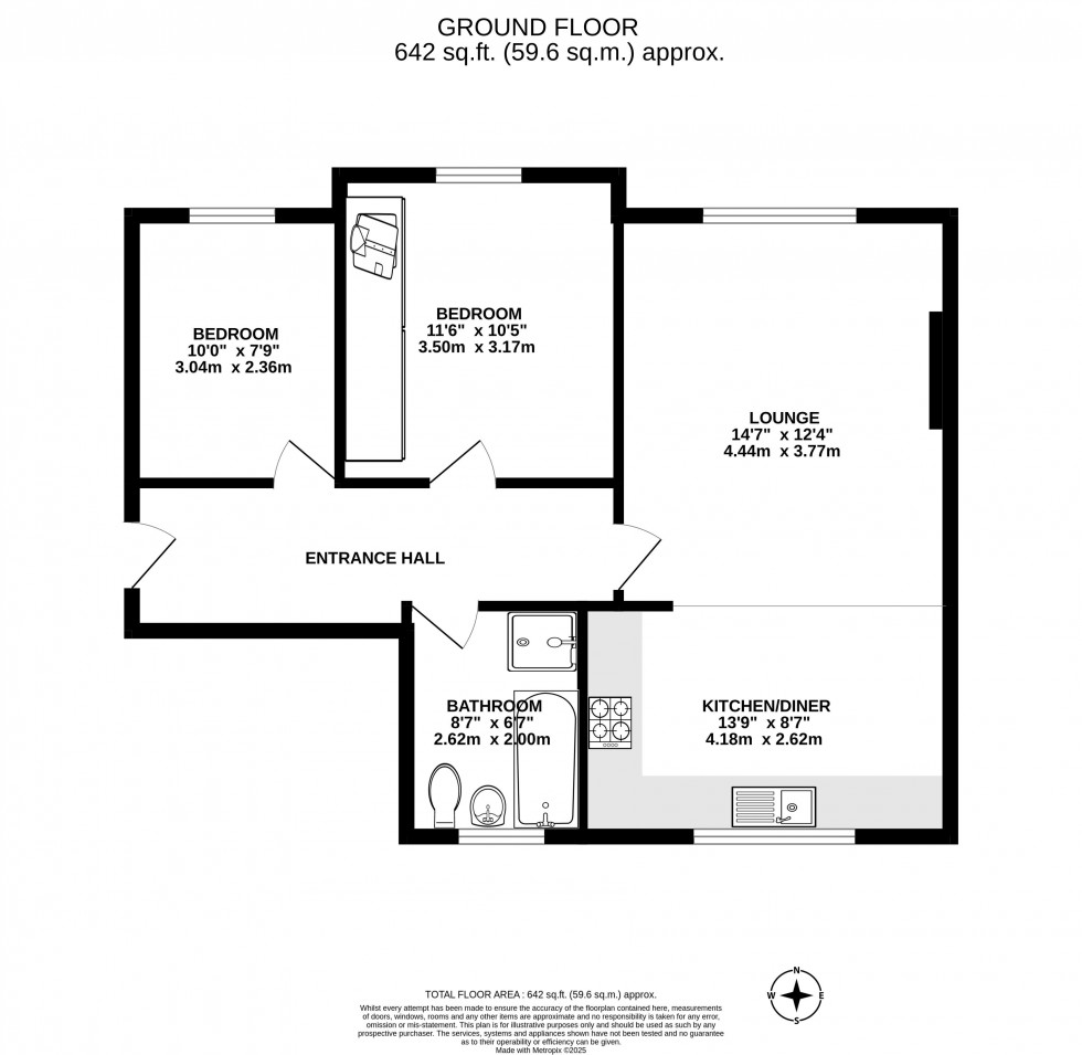 Floorplan for Herons Wharf, Appley Bridge, Wigan