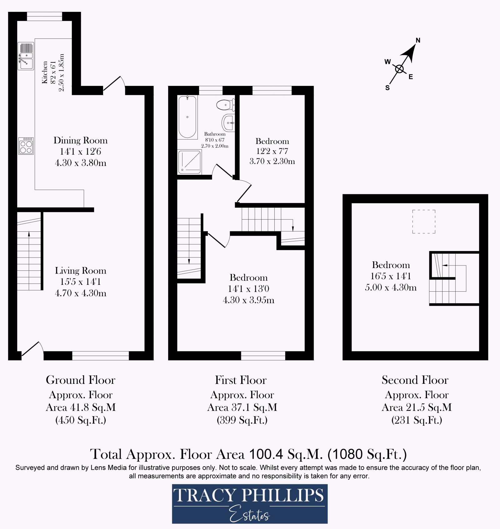 Floorplan for School Lane, Standish