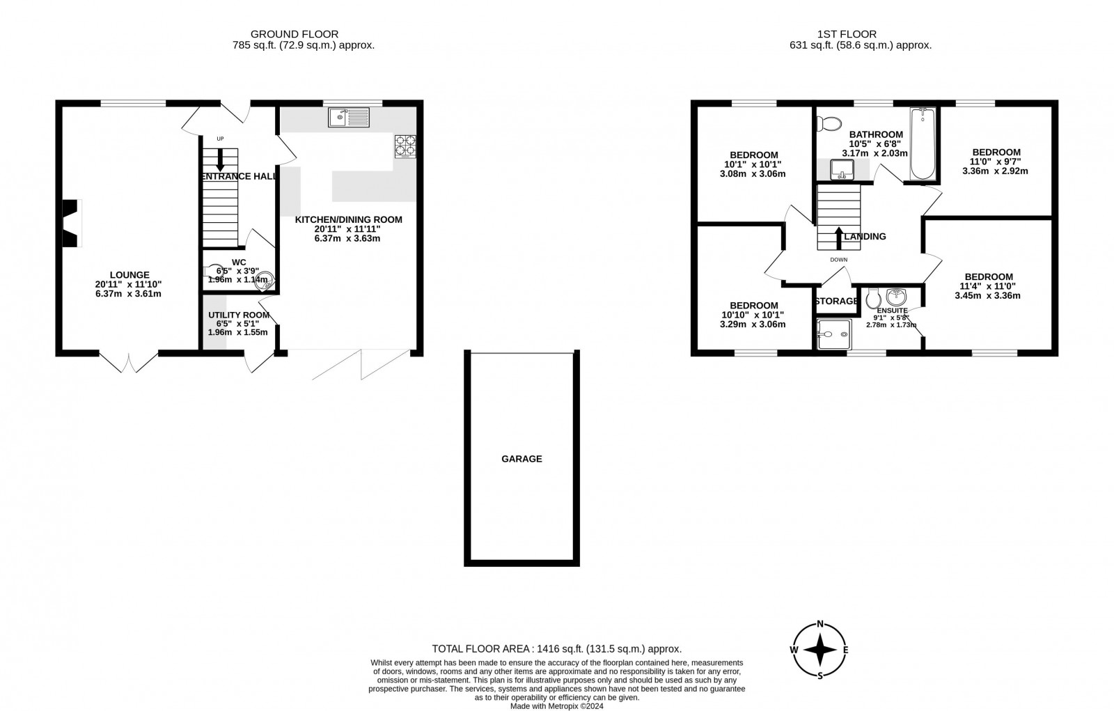 Floorplan for Iron Drive, Wigan