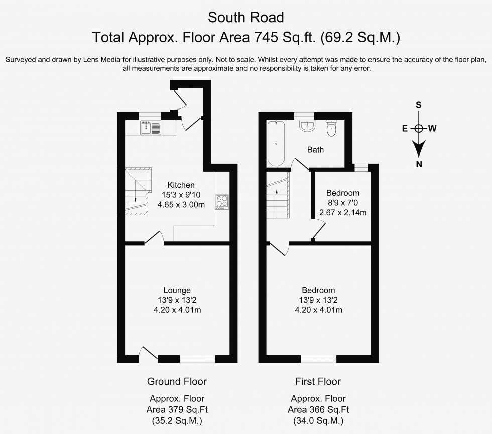 Floorplan for South Road, Bretherton, PR26 9AB