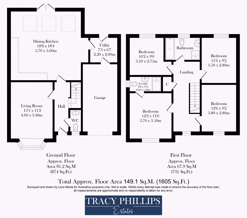 Floorplan for Broadfern, Standish, Wigan