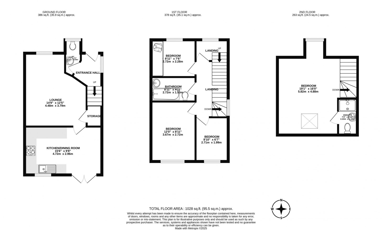 Floorplan for Broadleaf Crescent, Standish, Wigan