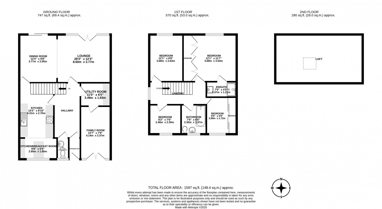 Floorplan for Penbury Road, Whitley, Wigan